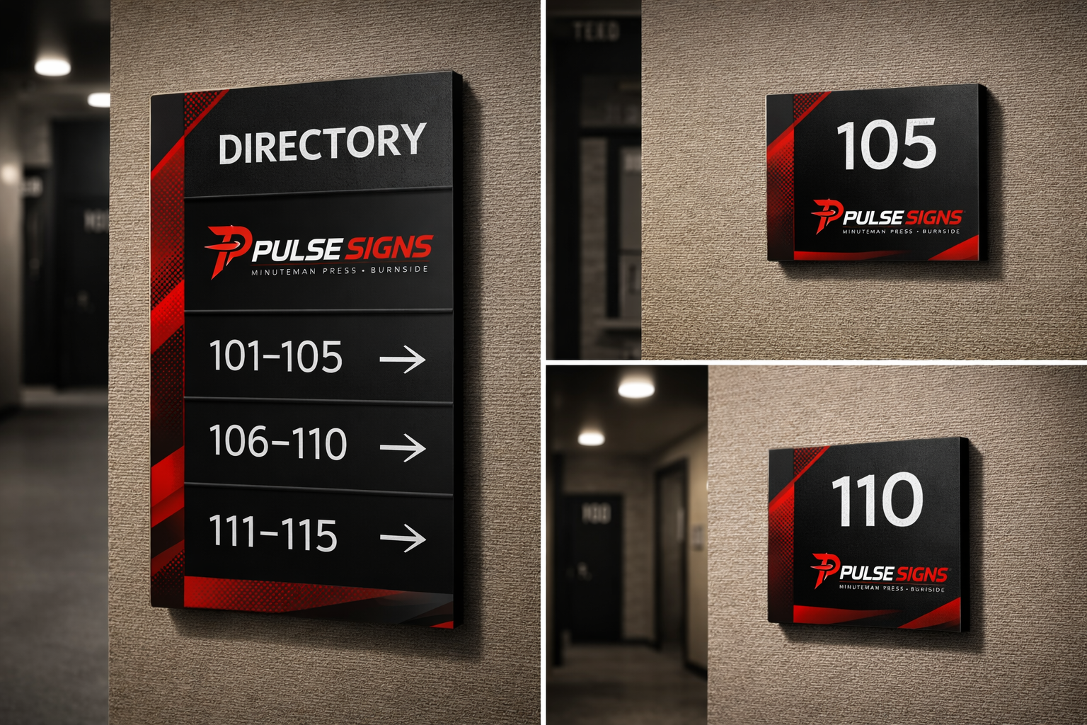 Directory & Wayfinding Signs — Pulse Signs